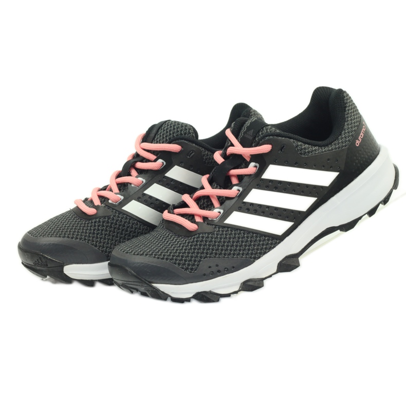 Tênis de corrida adidas Duramo 7 Trail W preto rosa cinza 4