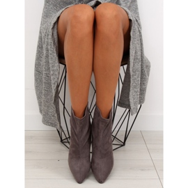 Botas cinza F183 cinza no salto 1