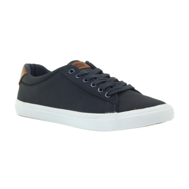 American Club Tênis americanos tênis sapatos masculinos marrom azul-marinho 1