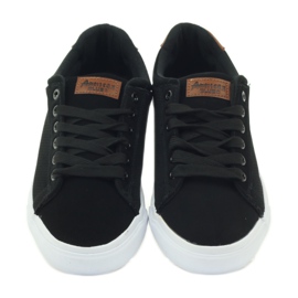 American Club Tênis americanos tênis sapatos masculinos preto castanho 4