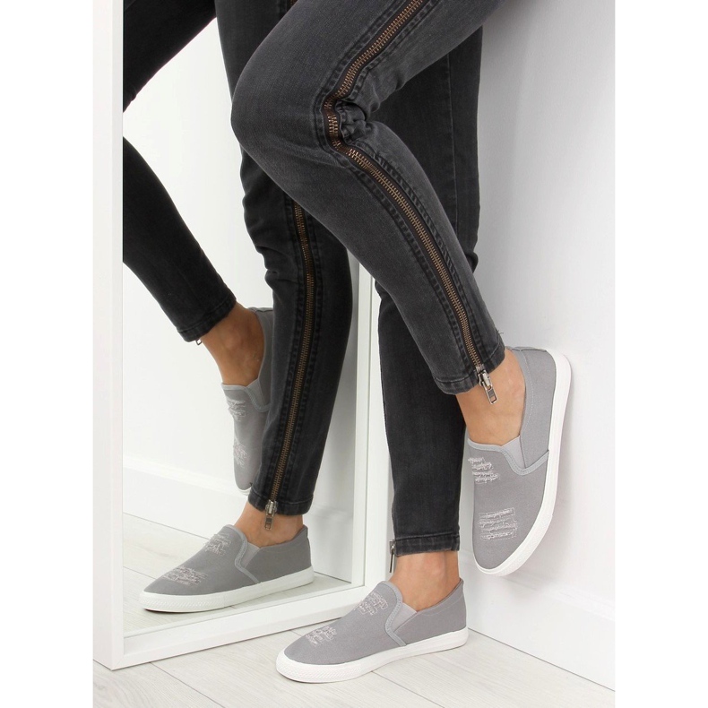 Tênis cinza deslizante BL126P cinza 1