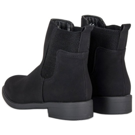 Botas Chelsea pretas de senhora preto 2