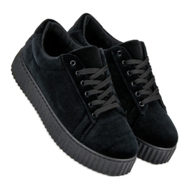 McKey Tênis Velour Creepers preto 1