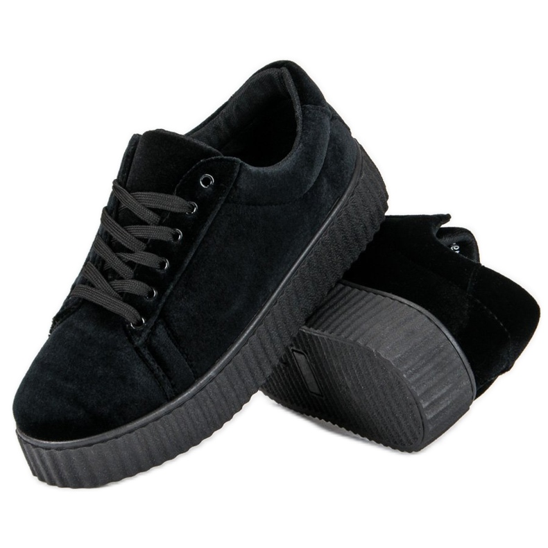 McKey Tênis Velour Creepers preto 2