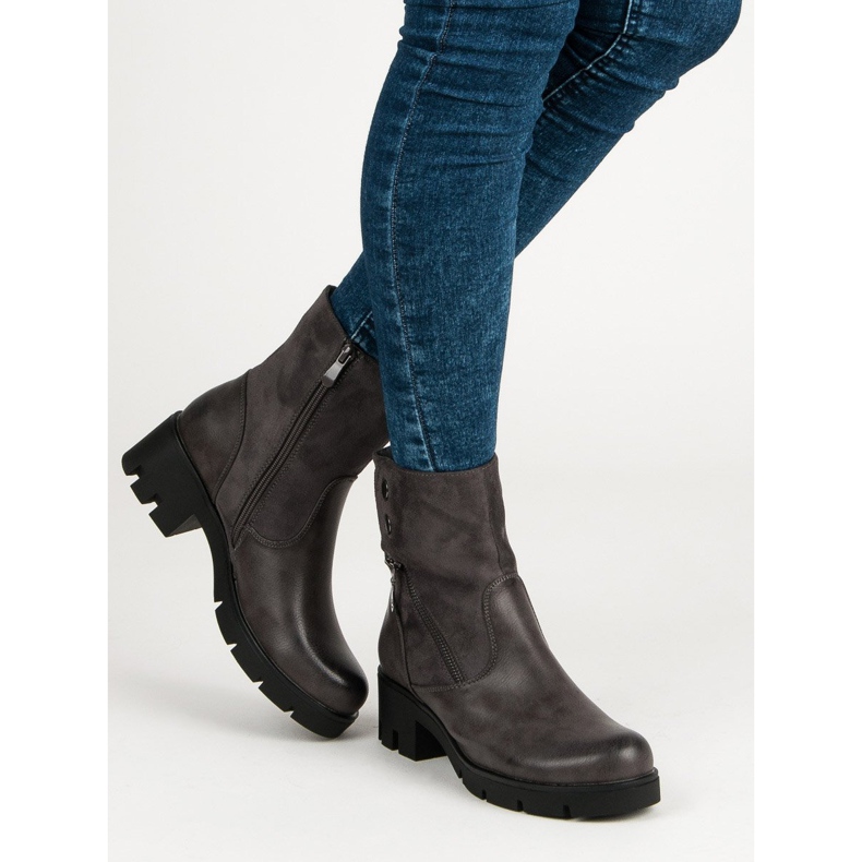 Filippo Botas confortáveis ​​com protetor cinza 1