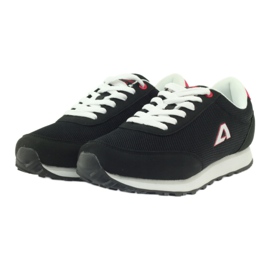 American Club Sapatos esportivos American ADI para mulheres 1756 pretos vermelho 3