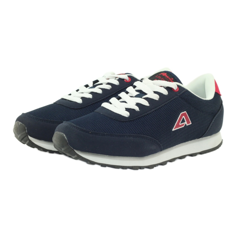 American Club Sapatos esportivos American ADI para mulheres 1756 azul marinho vermelho azul-marinho 3