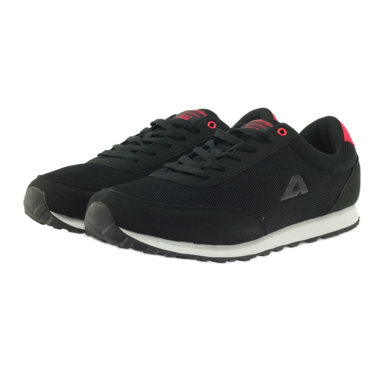 American Club ADI esportes jogging americano 1756 preto vermelho 3