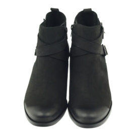 Botas decoradas com listras Badura 7690 preto 4 Botas decoradas com listras Badura 7690 preto 4