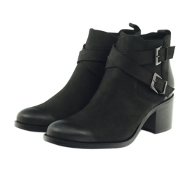 Botas decoradas com listras Badura 7690 preto 3 Botas decoradas com listras Badura 7690 preto 3