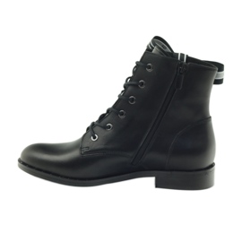 Botas decoradas com laço e tachas Badura preto 2 Botas decoradas com laço e tachas Badura preto 2
