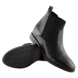 Chelsea preta com botas A-188 pretas preto 2
