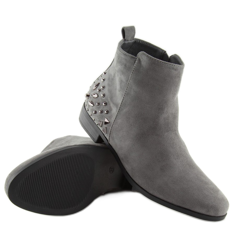 Botas cinza Jodhpur MB188-112 cinza 1