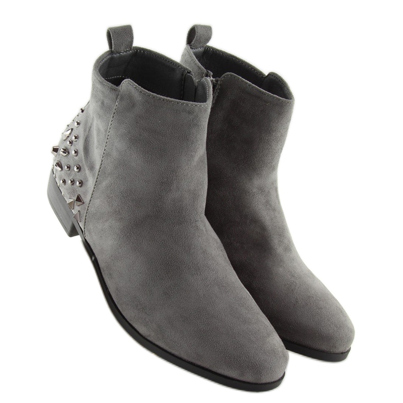 Botas cinza Jodhpur MB188-112 cinza 2