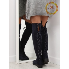 Botas mosqueteiro azul marinho LS182 1