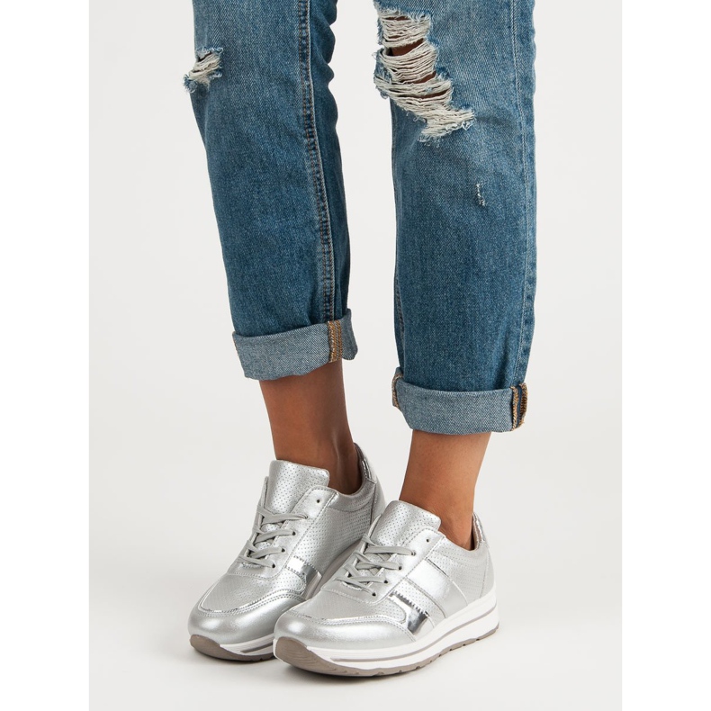 Tênis prata cinza 2