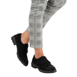 Bello Star Sapatos de camurça elegantes preto 2