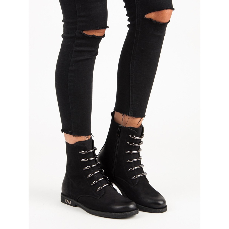 Botas vinceza pretas elegantes preto 2