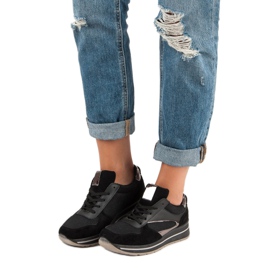 Calçados esportivos da moda preto 1