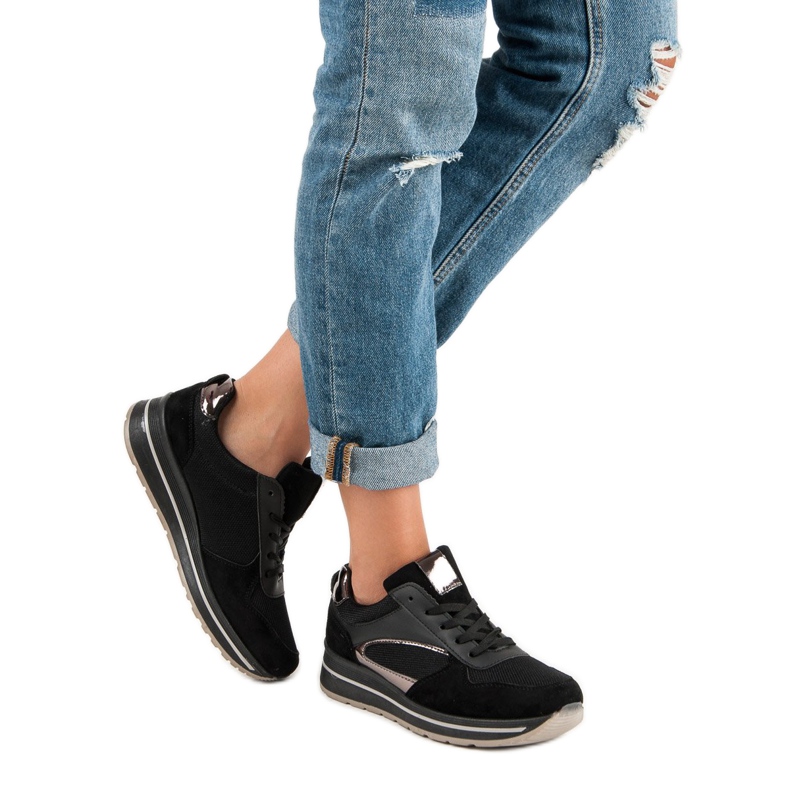 Calçados esportivos da moda preto 2