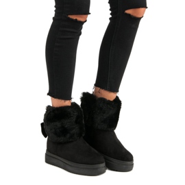 Botas de neve com pelo VINCEZA preto 2