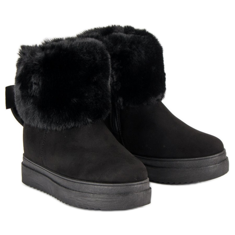 Botas de neve com pelo VINCEZA preto 1