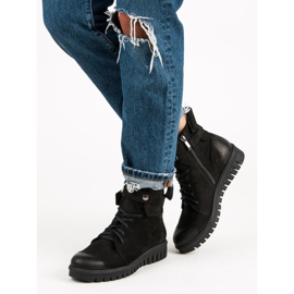 Botas de trabalho pretas VINCEZA preto 2