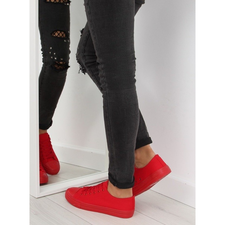 Tênis feminino monocolor vermelho NB176 Big Red 2