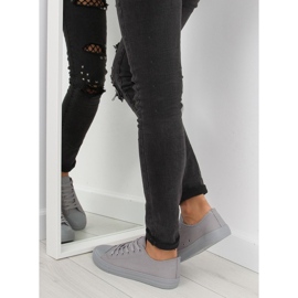 Tênis feminino cinza monocromático cinza NB176 cinza 2