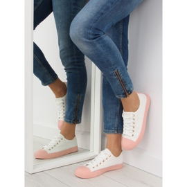 Tênis feminino branco e rosa BL97P BRANCO / ROSA 2