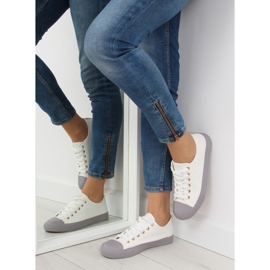 Tênis feminino branco e cinza BL97P BRANCO / CINZA 2