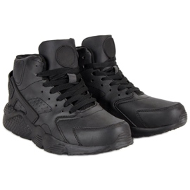 Botas pretas acima do tornozelo preto 1