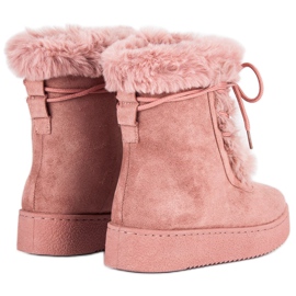 Botas de neve rosa 2