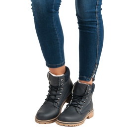 Caçadores de azul marinho com pele de carneiro MCKEYLOR 2