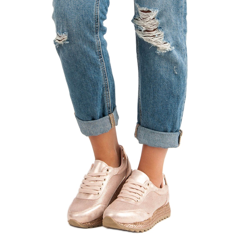 Bestelle Sapatilhas amarradas alpargatas rosa 1