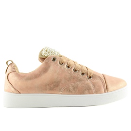 Tênis com pérolas rosa 88013 rosa 1