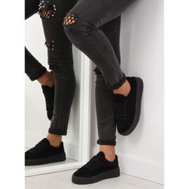 Tênis preto AX03 preto com sola alta 1