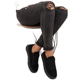 Tênis preto AX03 preto com sola alta 2 Tênis preto AX03 preto com sola alta 2