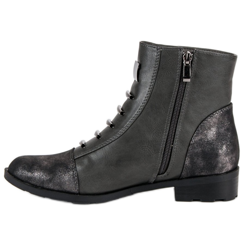 Filippo Botas cinza casuais preto 1