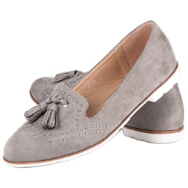 Super Me Senhores de camurça cinza 2