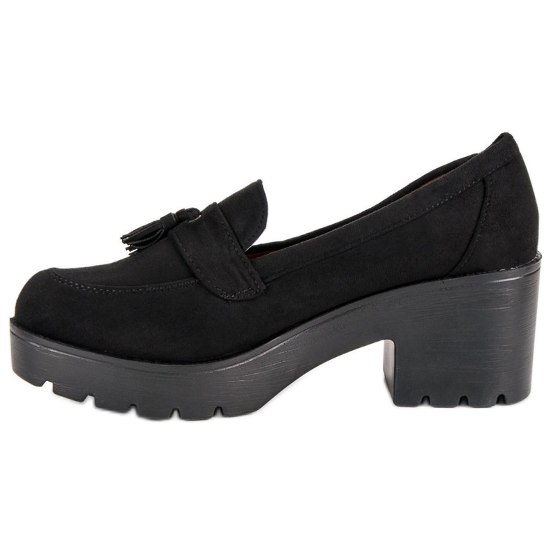 Ch. Creation Sapatos elegantes de mocassim preto 1