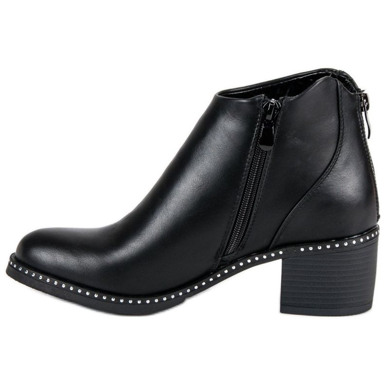 Botas pretas de salto alto VINCEZA preto 1