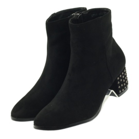 Botas de inverno pretas Filippo 540 de salto alto preto 3