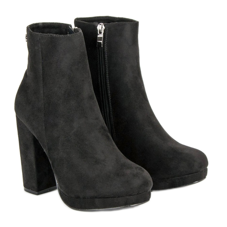 Small Swan Botas clássicas no poste preto 1