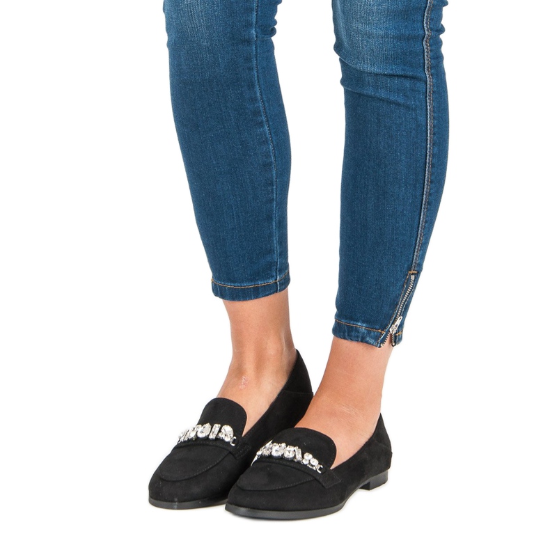 Bestelle Mocassins pretos elegantes 2