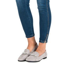 Bestelle Mocassins cinza elegantes 2