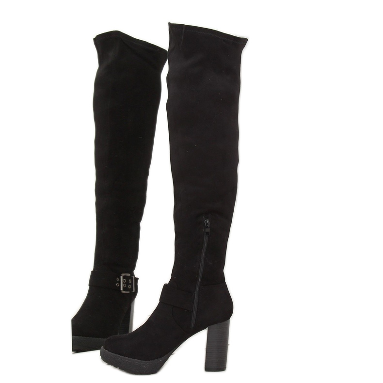 Botas plataforma pretas 862-GG pretas preto 1