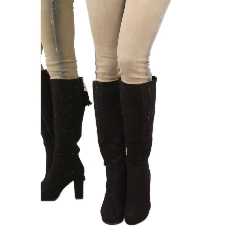 Botas plataforma pretas J22 pretas preto 2