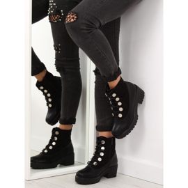 Botas pretas JD-19 com sola grossa preto 2 Botas pretas JD-19 com sola grossa preto 2