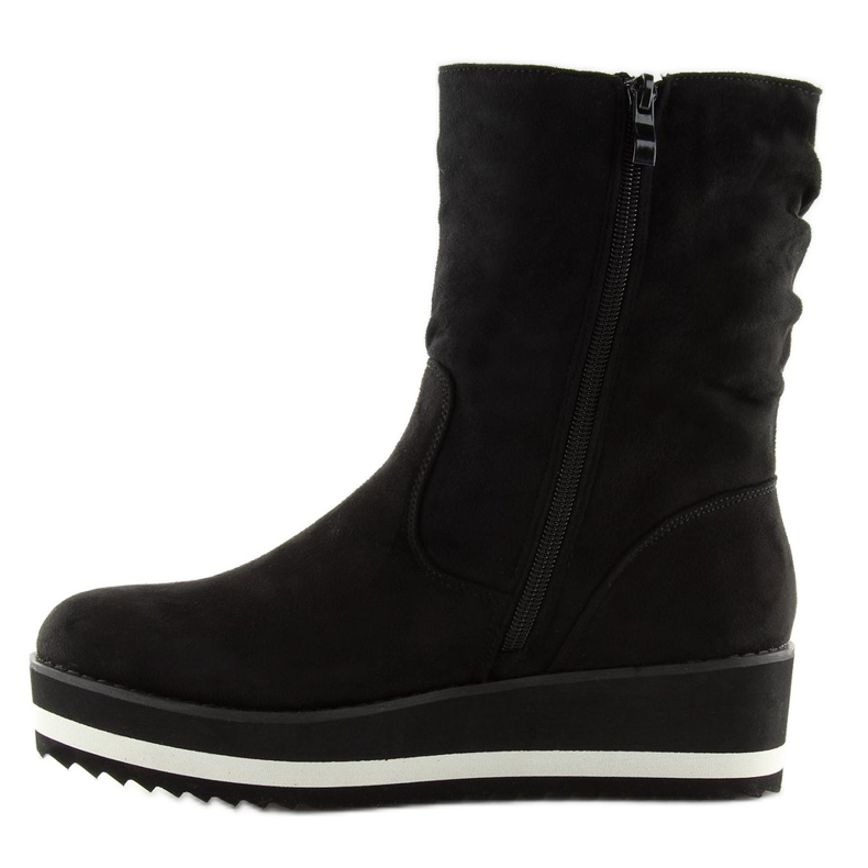 Botas pretas para mulheres JS7026 pretas preto 2